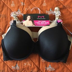 38D Full Coverage Lightly Lined Bra Duo